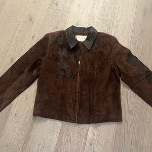 Margaret Godfrey Suede Jacket Sz 14P